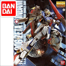 Japaness Bandai Original MG 1/100 Gundam MSZ-006 ZETA Plus Unchained Mobile Suit Kids Toys