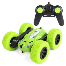 Rc Car High Speed 3D Flip Remote Control Car Drift Buggy Crawler Battery Operated Stunt Machine Radio Controlled Green Climbi