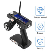 2.4G 3CH FS-GT3B RC Boat/Car Gun Controller Transmitter & Receiver For the Radio Control Models High Sensitivity with LED Screen