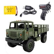 WPL B-24 Remote Control Military Truck DIY Off-Road 4WD RC Car 4 Wheel Buggy Drive Climbing GAZ-66 Vehicle for Birthday Gift Toy