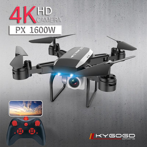 KY606D Drone FPV RC Drone 4k Camera 1080 HD Aerial Video dron Quadcopter RC helicopter toys for kids Foldable Off-Point drones