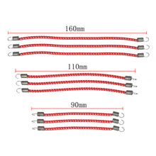 9pcs RC Car Roof Luggage Rack Nylon Elastic Rope For 1/10 RC Crawler Car TRX4 AXIAL SCX10 RC4WD D90 CC01 JIMNY VS4 TF2