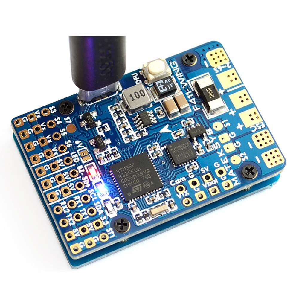 Matek Systems F411-WING F411 (New) STM32F411 Flight Controller Built-i