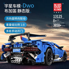 MOC Techinic Blue Race Car Model Kit Boy Assembling Building Blocks Bricks Toys Compatible With Legoing 42083 Bugatti car Chiron