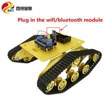 SZDOIT Wifi/Bluetooth/Handle Control TS300 Metal Crawler RC Robot Tank Chassis Kit 9V/12V Motor DIY For Arduino Unassembled Toy