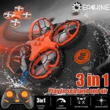 Eachine E016F 3-in-1 EPP Flying Air Boat Land Driving Mode Detachable RC Drone Quadcopter For kid Gift