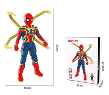 New Super Hero Spider Model Building Blocks Man Assemble 3D Model DIY Diamond Micro Bricks Kits Toy for Children Gifts