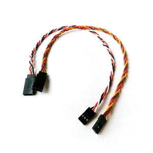 10pcs 10/15/30/50/100cm Servo Extension Cable 30 / 60coreFor Futaba JR Anti-interference Servo For RC Helicopter Part
