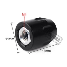 INJORA 4PCS Aluminium RC Car Wheel Rim Center Cap M4 Nut for 1/10 RC Crawler Traxxas TRX4 Axial SCX10 90046 D90 Tamiya MST