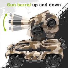 2020 NEW RC tank 2.4G 4WD can fire water bombs RC tank drift horizontal movement 360 ° rotating rc boy toys for kids children