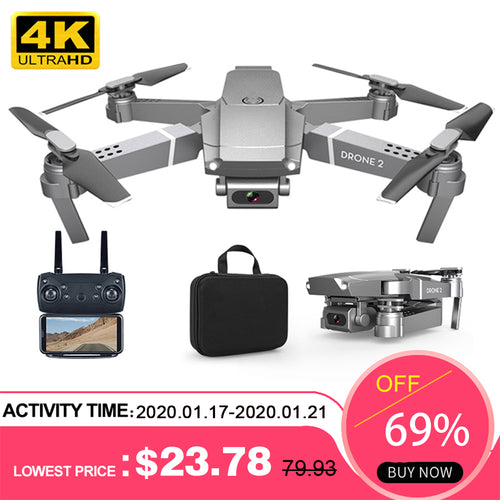 E68 drone HD wide angle 4K WIFI 1080P FPV drone video live recording Quadcopter height to maintain drone cameraVS e58 drone