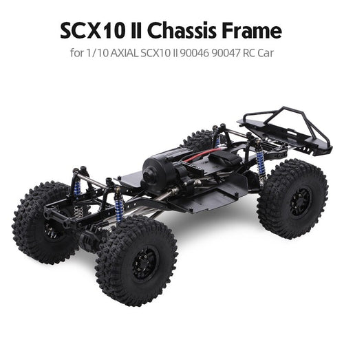 RCtown 313mm 12.3-inch wheelbase assembled frame chassis for 1/10 RC tracked vehicles SCX10 SCX10 II 90046 90047