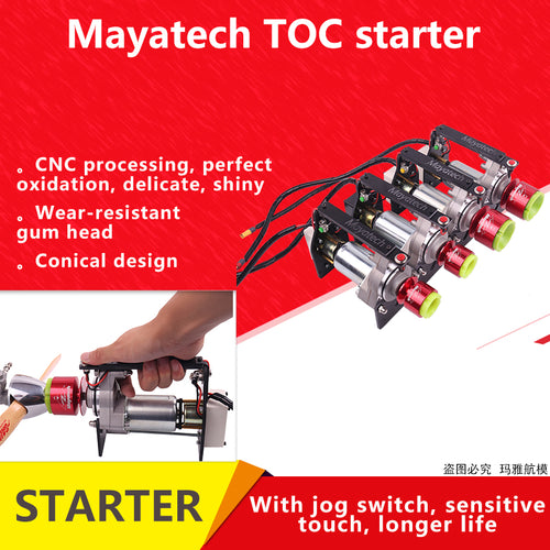 mayatech TOC Electric rc Engine Starter for 15cc - 80cc RC Model Gasoline engine Nitro engine Rc airplane Helicopter