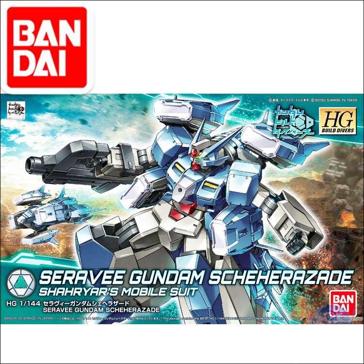 Original Gundam HGBD 1/144 Model SERAVEE GUNDAM SCHEHERAZADE Mobile Suit THE ORIGIN GTO Kids Toys