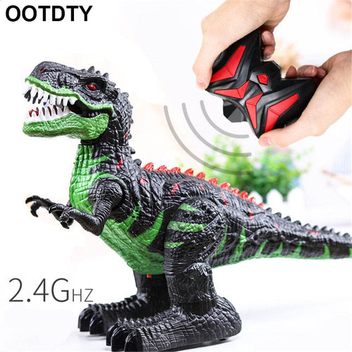 Remote Control Dinosaur for Kids Electronic RC Toys Educational Walking Tyrannosaurus Rex Dinosaur with Lights Sounds Rotation