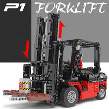 Yeshin Technic Motor Car Toys The Legoing 3681 Forklift Mk II Set Assembly Kits Toys Kids Christmas Gifts Building Blocks Bricks