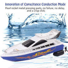 Rc Boat For Mini Kids Rc Remote Control Speed Boats Toy Racing Model 2.4GHZ Four-channel Small Remote Yacht Children's Gift