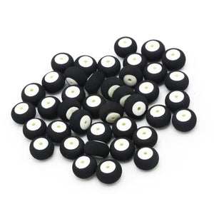 10pcs/lot High quality Airplane Wheels 30mm 40mm 55mm 65mm 75mm Airplane sponge wheels