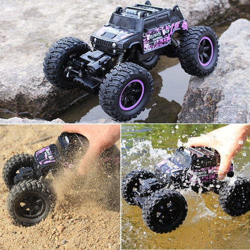4WD Electric RC Car Rock Crawler Remote Control Toy Cars On The Radio Controlled 4x4 Drive Off-Road Toys For Boys Kids Gift