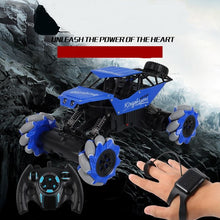 2.4G Gesture Sensing Stunt Remote Control RC Car Children's Light Music Twisting Car Deformation Climbing Off-road Vehicle Model