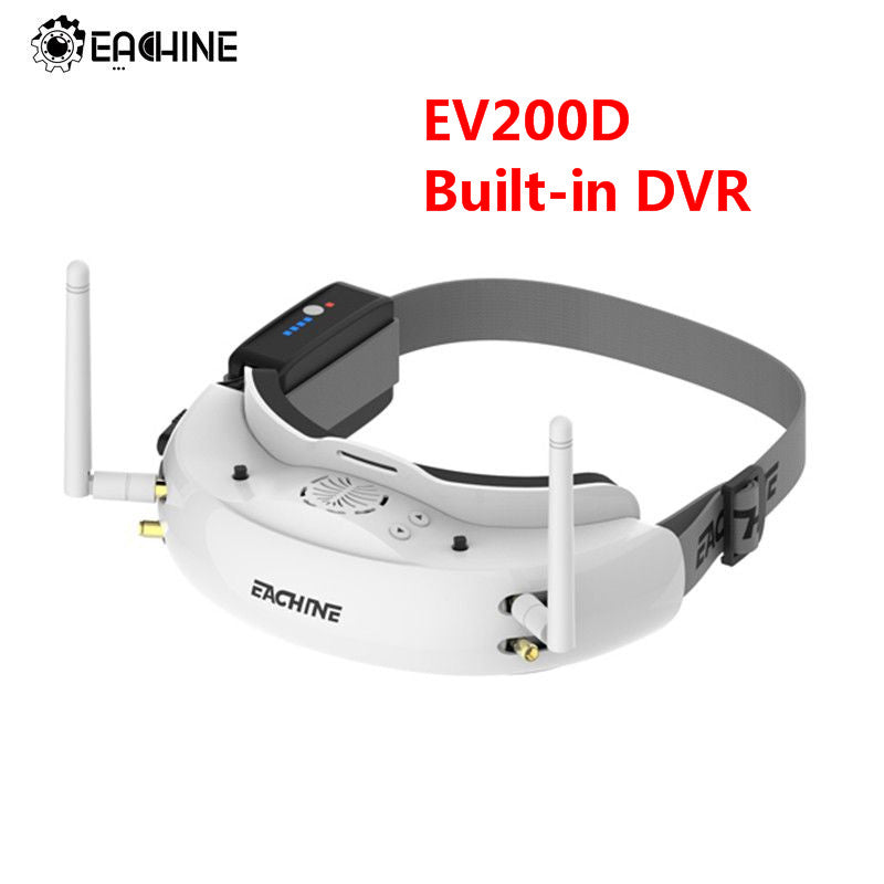 Eachine EV200D 1280*720 5.8G 72CH True Diversity FPV Goggles HD Port in 2D/3D Built-in DVR