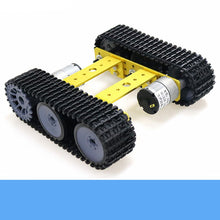 Unassembled Smart Crawler Robot Education Mini TP100 Metal Rc Tank Chassis Kit High Torque 33GB-520 DC Motor DIY For Arduino