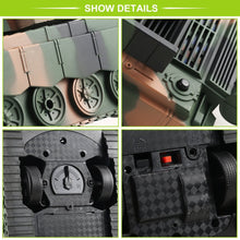 1:20 4CH Power Tank Military Vehicle Remote Control Armored Tank Battle Tanks Turret Rotation Light & Music RC Model Kids Toy