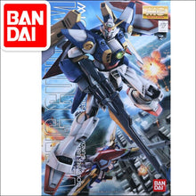 Original Gundam Model MG 1/100 EW Gundam Wing Gundam XXXG-01W Mobile product code Set Armor Unchained Mobile Suit Kids Toys