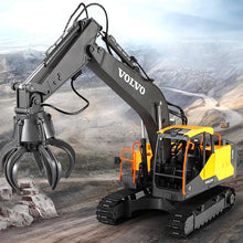 E568 Alloy Excavator 1:16 Rc Alloy Excavator 17ch Big Rc Trucks Simulation Excavator Remote Control Vehicle Toys For Boys