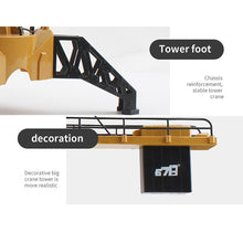 50 inch Tall Wired Remote Control Crawler Crane Toy Bucket Lift Up Construction Activity Playset Childern toys Educational dolls