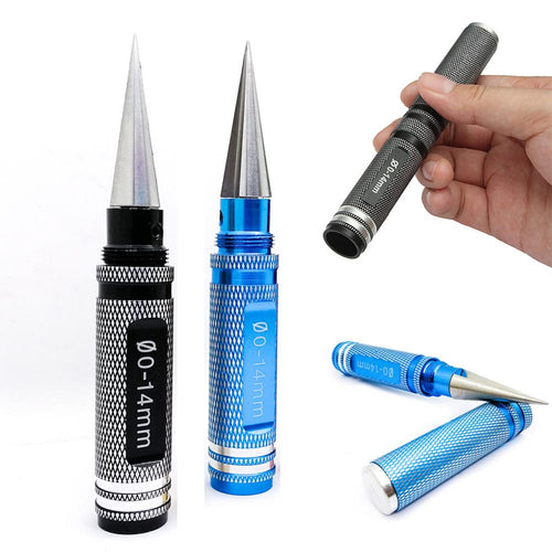 Hole Opener Reamer Drill 0-14mm Puncher & Car Shell Scissors Metal Steel For RC Car Ship Aircraft Model DIY Tools