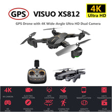 VISUO XS812 RC GPS Drone with 4K HD Camera 5G WIFI Altitude Hold RC Drone GPS Quadcopter RC Helicopter VS SG900-S SJRC Z5 Dron