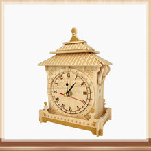 3D Smooth Wooden Clock Blocks for Children Kids Educational Toys DIY Assembly Model Clock Kit Toys Gift for Children Adult Teens