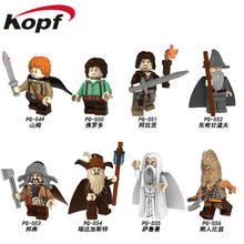 PG8160 Building Blocks Assemble Kits Sam Figures Lord Rings TV Drama Series Aragon Action Frodo Bricks For kids education Toys