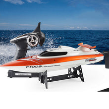EU Plug FT009 2.4GHz 4 Channel Water Cooling High Speed Racing RC Boat Gift