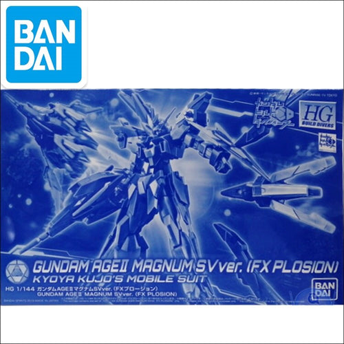 Original Japaness Gundam Model HG 1/144 AGE II MAGNUM SV Ver. (FX PLOSION) GUNDAM Mobile Suit Kids Toys