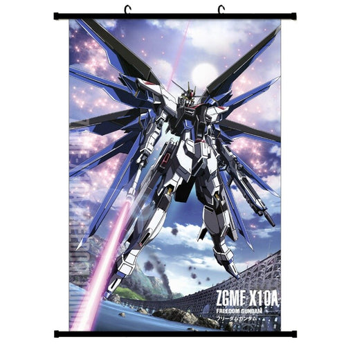 Japanese Anime Mobile Suit Gundam Decorative Poster Wall Canvas Stickers Posters For Living Room Children Home Decor