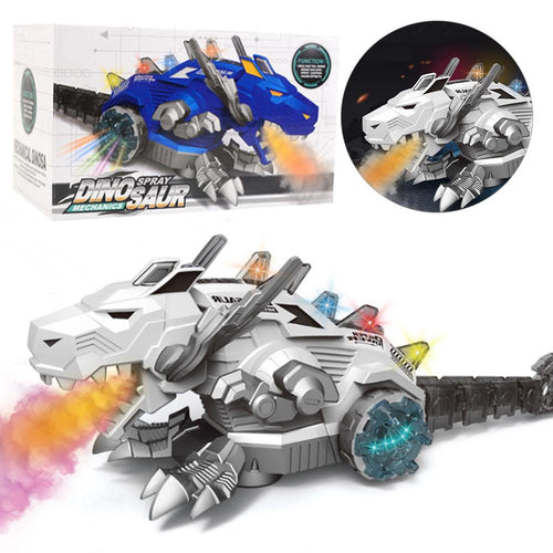 Electronic Walking Spray Dinosaurs Robot Toys Cartoon Electric Dragon Animal Model Dinosaurio Juguete Robot Pterosaurs Kids Toys