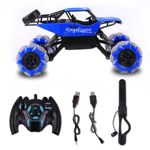 2.4G Gesture Sensing Stunt Remote Control RC Car Children's Light Music Twisting Car Deformation Climbing Off-road Vehicle Model