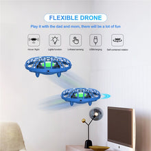 Eachine E111 Mini Drone UFO Infrared Sensing Control Hand Flying Aircraft Quadcopter Infraed Induction Intlligent BNF RC Kid Toy