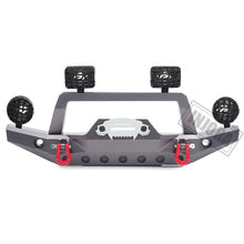 INJORA TRX-4 Metal Front Bumper with Led Light for 1/10 RC Crawler Traxxas TRX4 Sport 82024-4 Parts