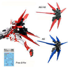 EffectsWings Gundam assembly model MG 1/100 Red Or Blue Dragon Backbag for MBF-P02 Fighter Astray Mobile Suit kids toys