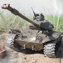 1:16 American Walker Bulldog A41A3 Light Tank 2.4G Remote Control Model Military Tank Sound Smoke Shooting Effect Metal Upgraded