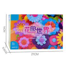 Creative Kid DIY Spell Inserted Flower Arrangement Kit Colorful Various Puzzle Assemble Toy Interconnecting Blocks