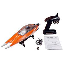 FT016 2.4G 30km/h Wireless High Speed RC Racing Boat Toy for Kids Adults