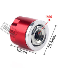 INJORA 4PCS Aluminium RC Car M4 Nut Wheel Rim Center Cap for 1/10 RC Crawler Traxxas TRX4 Axial SCX10 90046 Tamiya MST Redcat