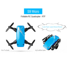 S9HW Mini Drone With Camera S9 No Camera RC Quadcopter Foldable Drones Altitude Hold RC Quadcopter WiFi FPV Pocket Dron VS CX10W