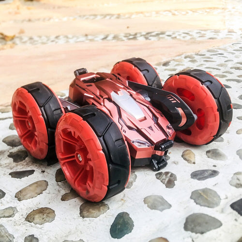 2.4G 4WD Double-Sided Stunt Car 360 Rotating Children Drift Stunt Deformation Remote Control RC Car Creative Funny Toys for Kid