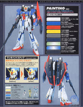 Japaness Bandai Original MG 1/100 Gundam MSZ-006 ZETA Plus Unchained Mobile Suit Kids Toys