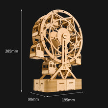 129Pcs DIY 3D Ferris Wheel Puzzle Wooden Model Building Kit Assembly Ferris Wheel Toy block assembly toys